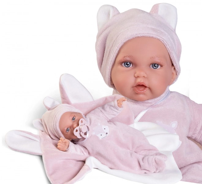 Antonio Juan 12439 PETIT - poupée réaliste avec un corps en tissu doux - 27 cm