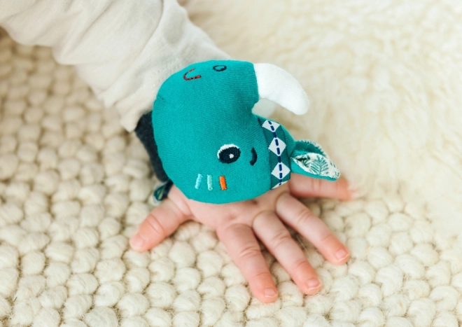 Lilliputiens - rammelaar armband - neushoorn Marius