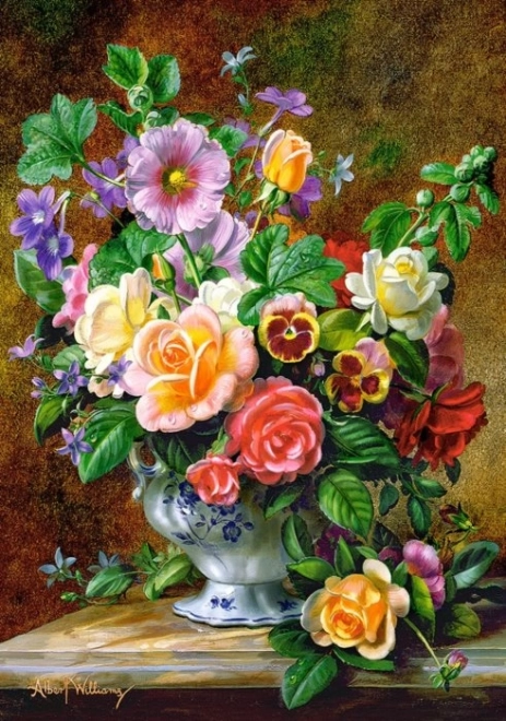 Puzzel Bloemen in een vaas - 500 stukjes