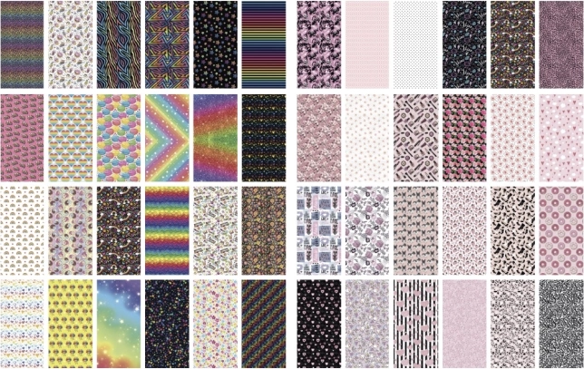 Variety of patterns