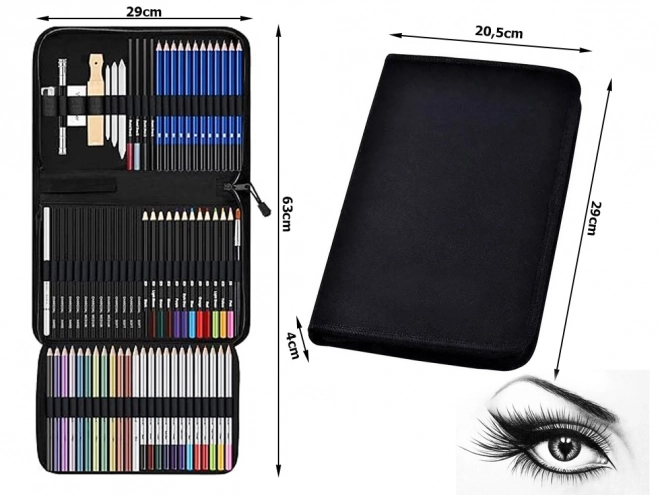 Set voor schetsen en tekenen voor professionals