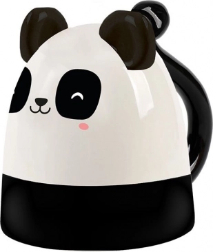 keramische mok panda up & down 300 ml