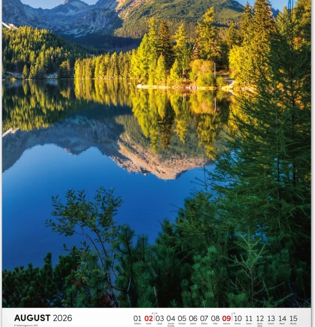 Wandkalender Tatry 2026