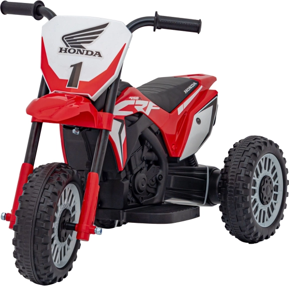 Kids’ Electric Honda CRF 450R Motorcycle on 3 Wheels – Red