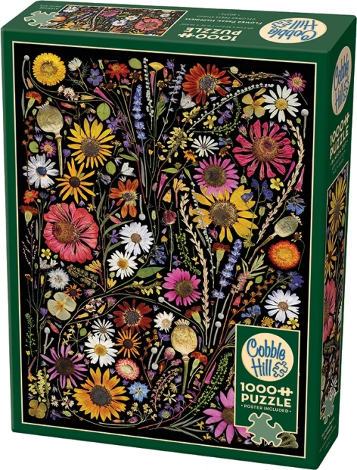 Cobble Hill Puzzel Gepresseerde Bloemen: Geluk 1000 Stukken