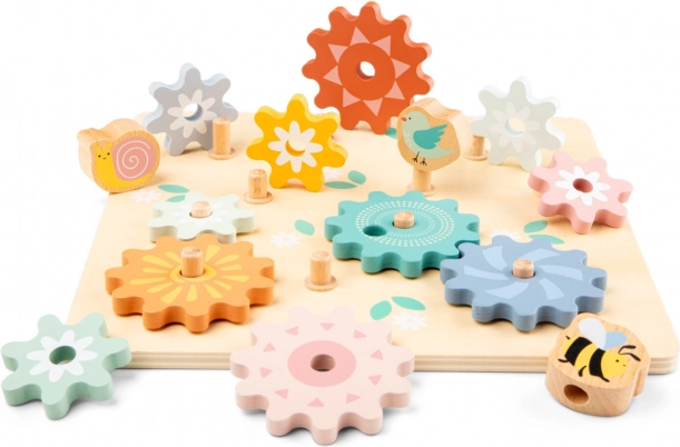 Wooden Garden Gear Toy for Children