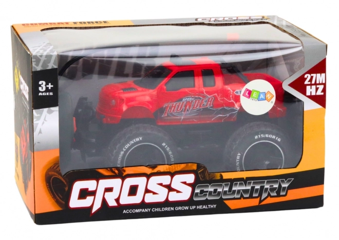 RC terreinwagen op afstandsbediening 1:18 rood