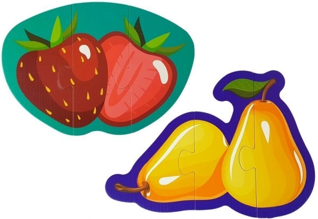 Colorful fruit for shape and color recognition