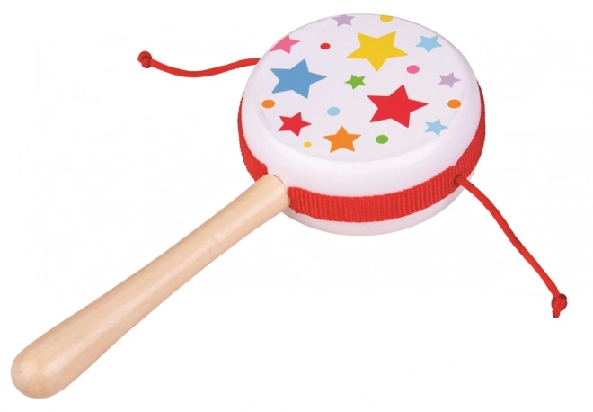 Bigjigs Toys Houten draaibare trommel sterren 1 st