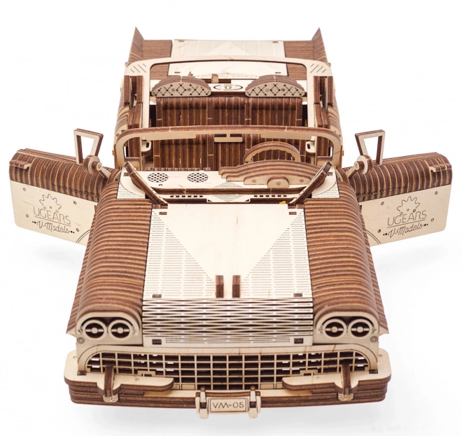 3D houten mechanisch automodel Droom Cabriolet