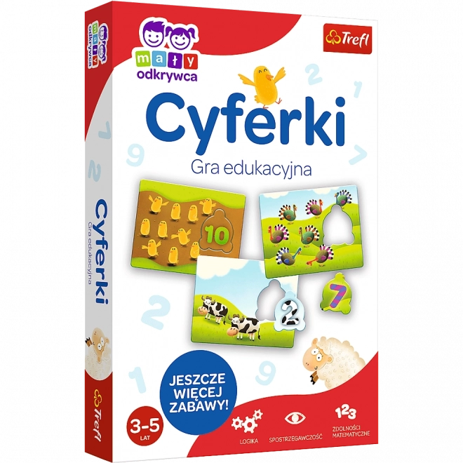Lehrreiches Spiel Zahlen aus der Reihe Kleiner Entdecker Trefl