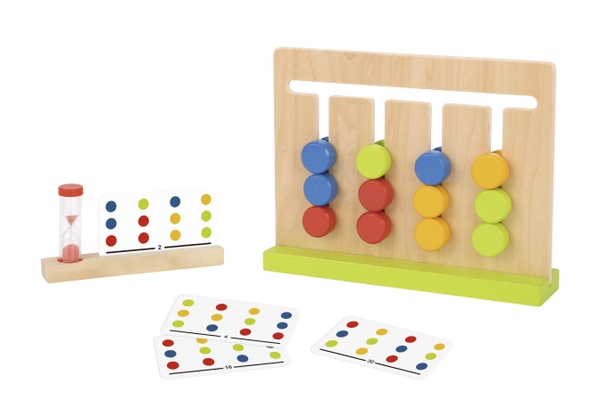 Logisch spel met gekleurde elementen TOOKY TOY
