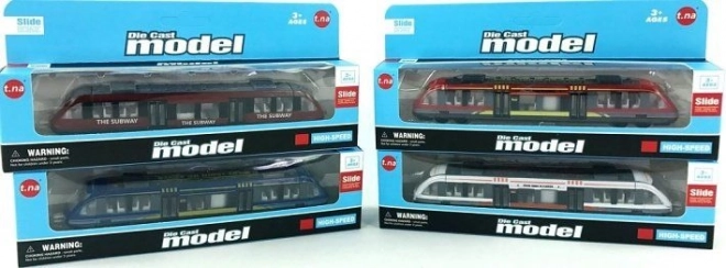 Miniature Metro Train Model