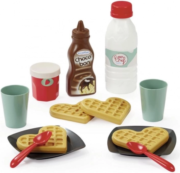 Wafelijzer met accessoires voor kinderen
