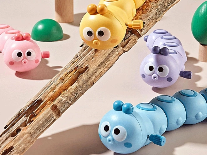 Schattige schroefbare kinderspeelgoed rups ZA5451