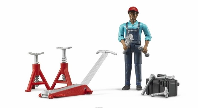 Monteur en werkplaatsgereedschap voor servicespel