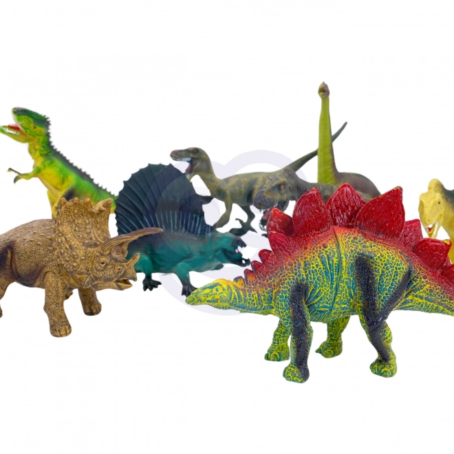 Dinosaur Figures Set with Mat and Carry Case