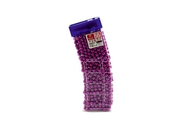 Kogeltjes voor pistool 800st 6mm plastic 6 kleuren in plastic doos 7x17cm