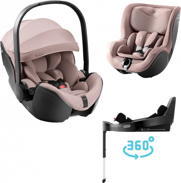 Siège auto Britax Römer Baby Safe Pro Style avec base et siège auto Dualfix 5Z