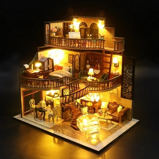 Neuf miniatures de maison pavillon des rêves