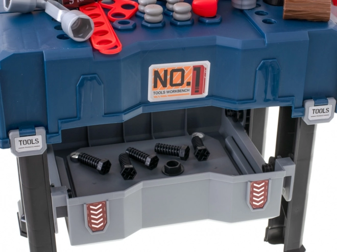 Werkbank met gereedschap - 65 stuks