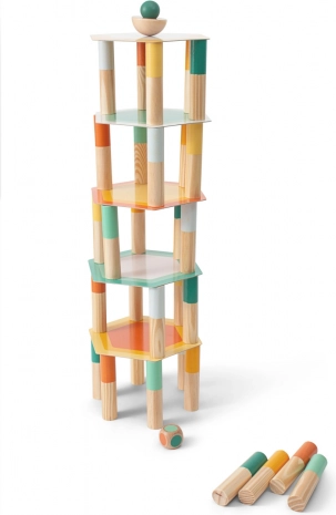 grande tour d’équilibre – jeu de société en bois pour enfants
