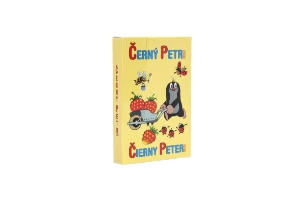 Zwarte Piet Krtek 4- gezelschapsspel - kaarten in kartonnen doosje 6x9cm