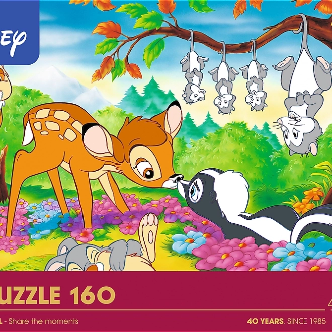 Puzzle Bambi und Waldfreunde 160 Teile