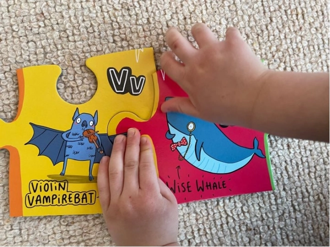 Gibsons grote vloerpuzzel onconventioneel alfabet voor kinderen