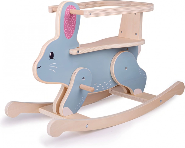Schommelend konijntje van FSC-hout BIGJIGS TOYS