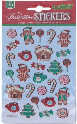 3D Stickers Christmas 19 × 10.5 cm – Christmas