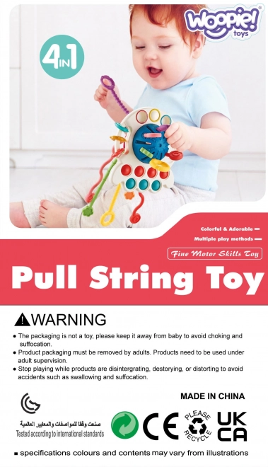 Woopie Multifunctional Montessori Baby Sensory Toy Teether