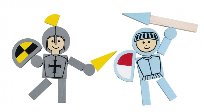 Magnetische puzzel - Ridders