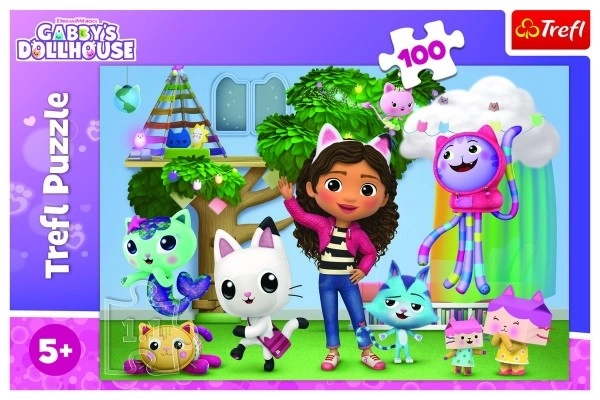 Puzzel 100 stukjes Kattenhuis Gabi