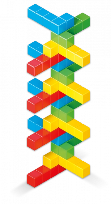 GEOMAG Blocs magnétiques Magicube Green Line 64 blocs
