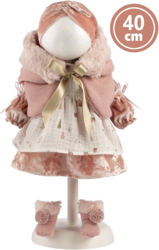 Outfit for 40 cm doll – elegant pink set Llorens Lucia