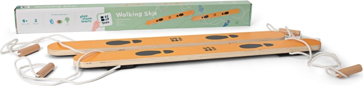 Houten toeristische ski’s voor een duo