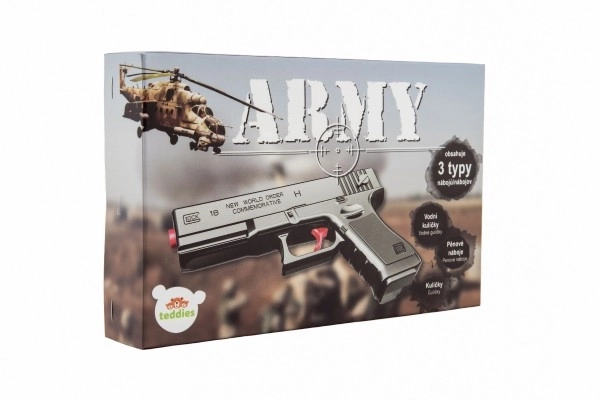 Kogelpistool met accessoires 20 cm