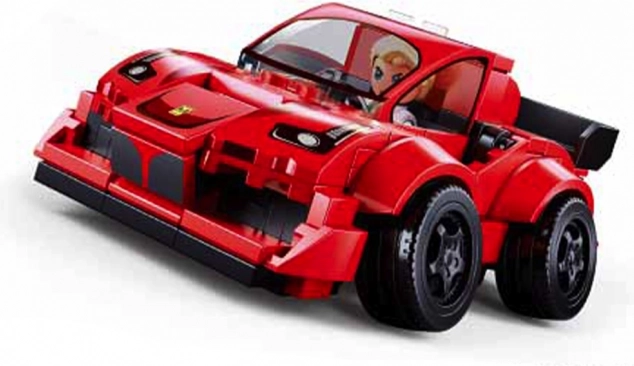 Sluban Auto Jeu de construction Bolide Rouge