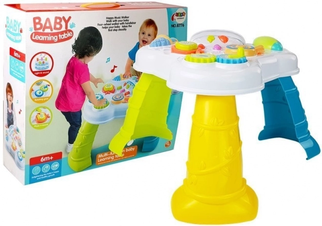 Lerntisch für Babys mit musikalischen Effekten