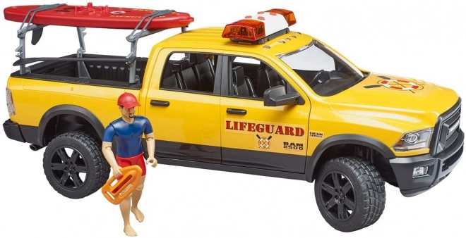 Bruder Dodge RAM kustwacht met reddingswerker en accessoires