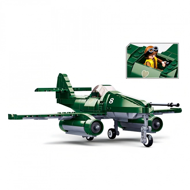 Sluban Fighter Jet for Military Building