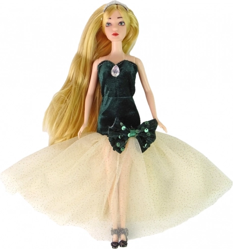 Robe élégante avec jupe en tulle scintillante