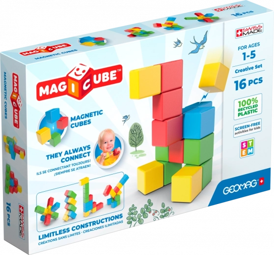 Des aimants sur toutes les faces pour des constructions 3D stables