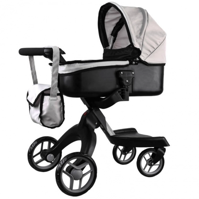 Grote diepe wandelwagen voor poppen – Beige