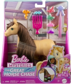 Barbie Horse Pepper with Brown Mane for Styling