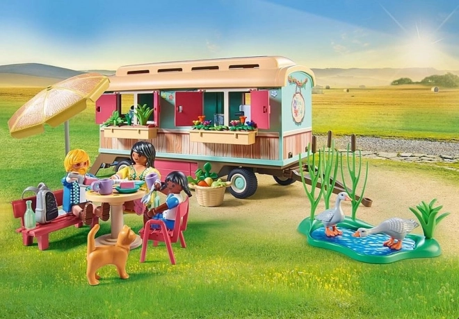 Gezellige koffiewagen van Playmobil Country