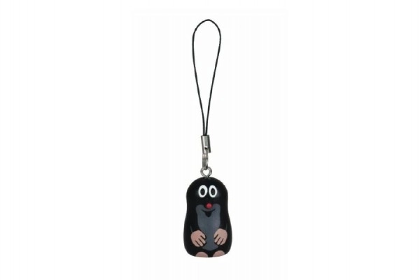 Sleutelhanger Mini Mol hout 4cm in zakje