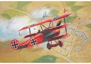 Maquette en plastique de l’avion Fokker Dr.I triplan