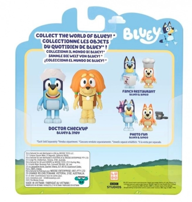 Set van figuren Bluey Doktersbezoek